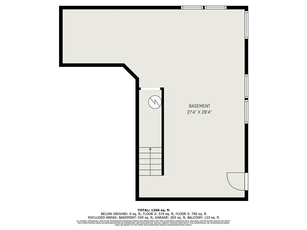 Traditional 3-Bedroom Cape Cod Home with Balcony and Unfinished Basement