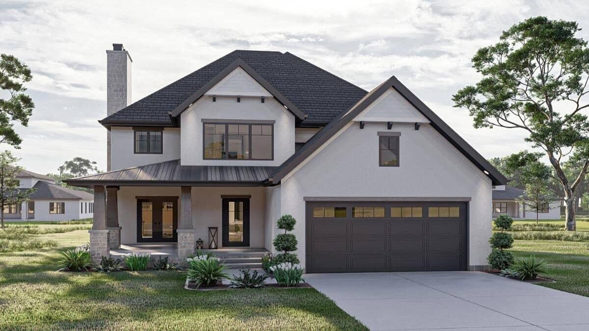 Classic Charm with a Modern Edge: Check Out the Symmetrical Gables
