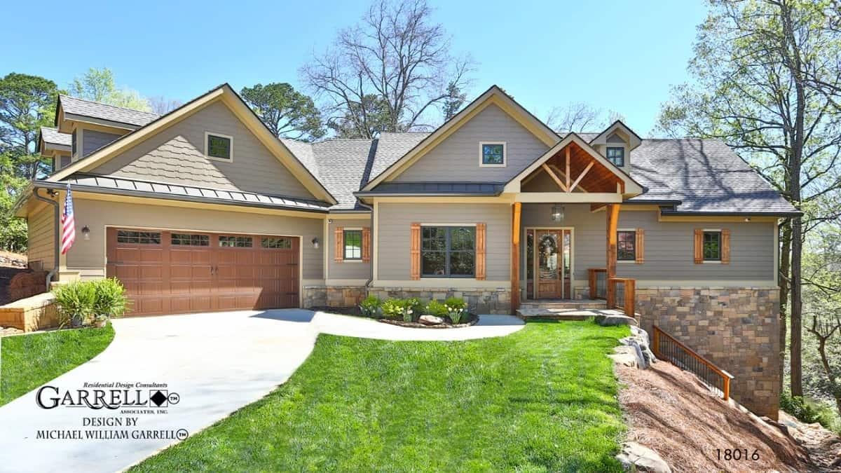 Charming Craftsman Home with Distinctive Wooden Accents