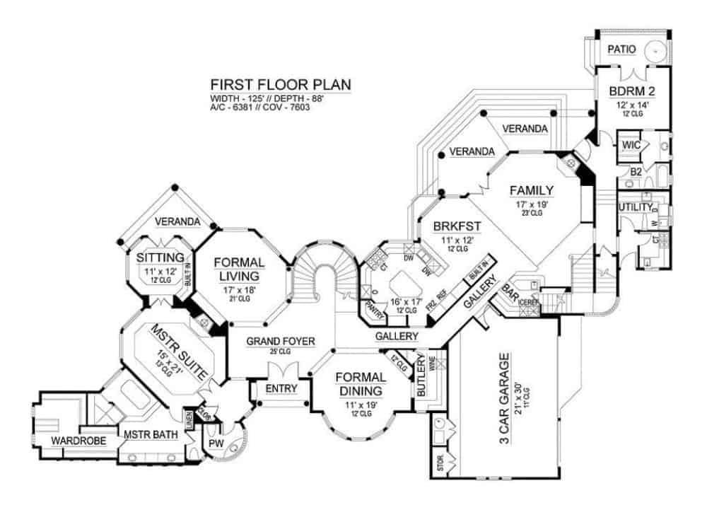 Explore This Expansive 6,381 Sq. Ft. First Floor with Grand Foyer and Verandas