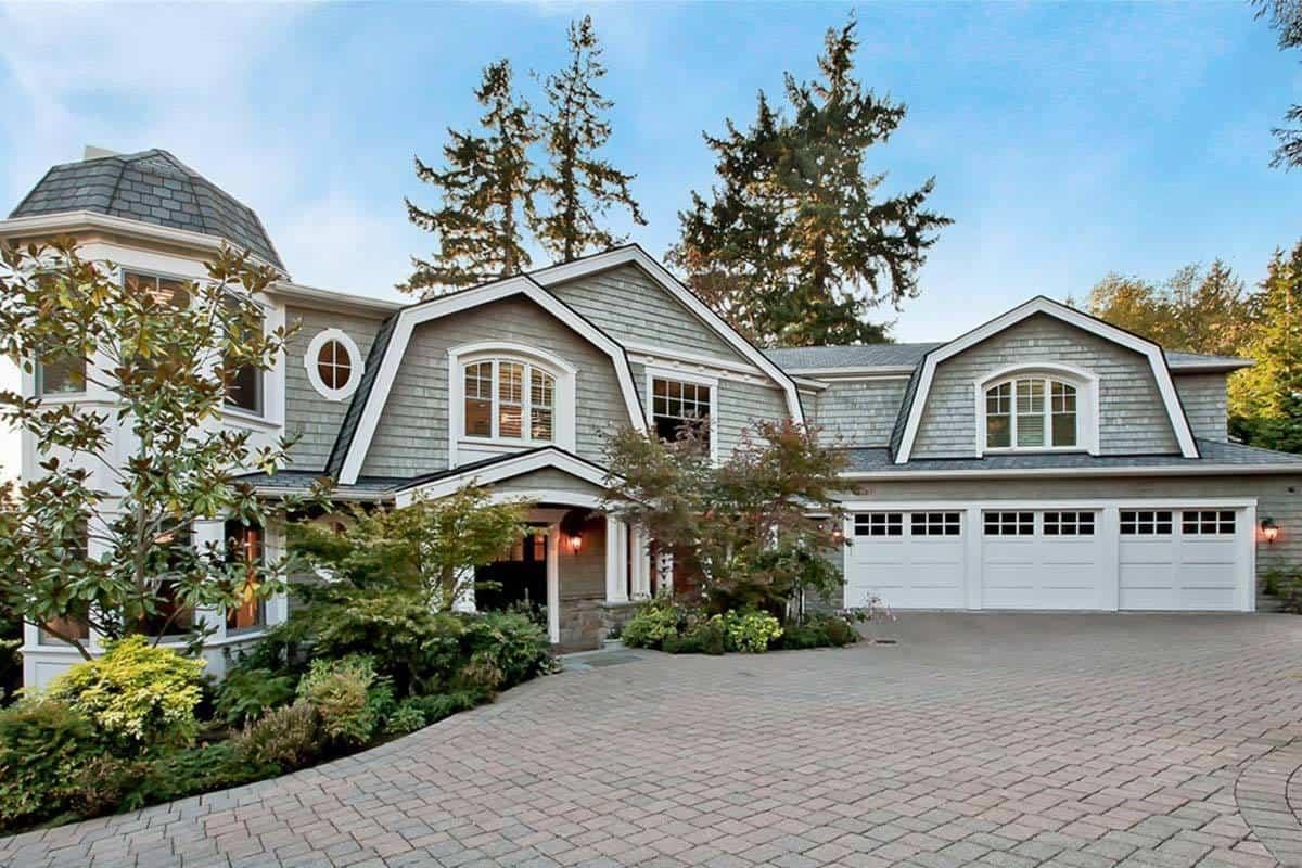 Classic Shingle-Style Home with Charming Gable Roofs