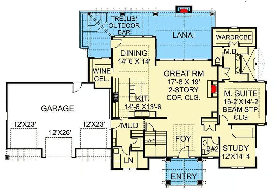 Explore the Spacious Great Room in This Floor Plan