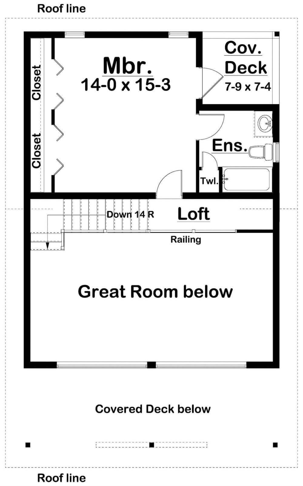 Explore This Cozy Loft-Style Master Suite with a Private Deck