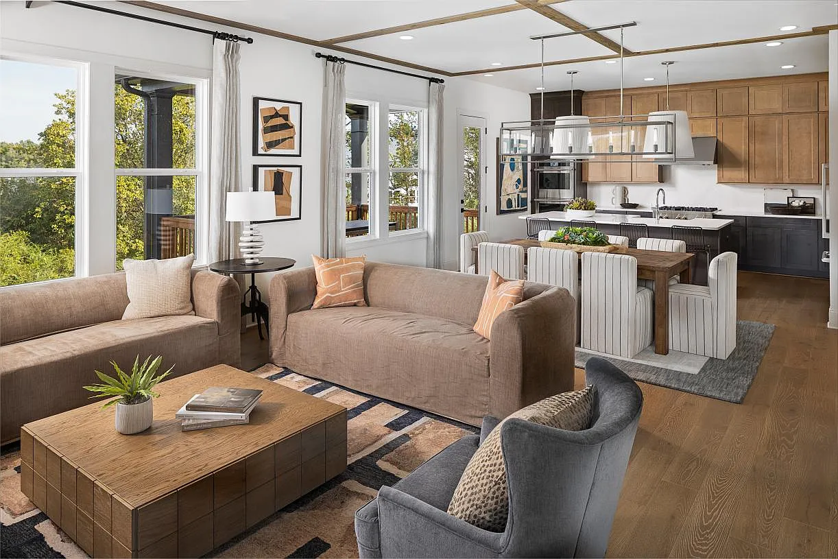 Cottage-Style 5-Bedroom Home with Loft and Covered Front Porch (3,320 Sq. Ft. Floor Plan)