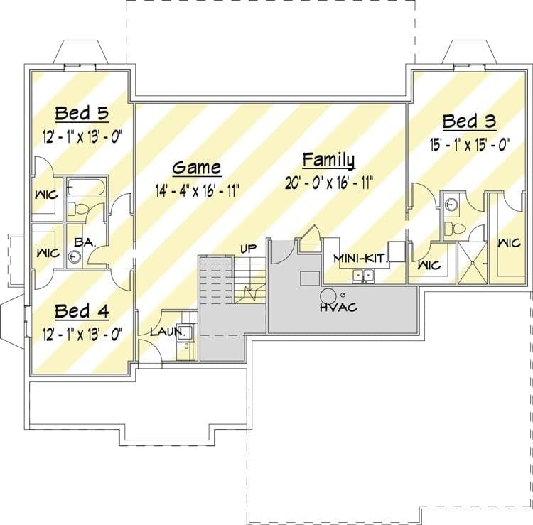 Explore the Versatile Upper Floor with a Game Room and Mini-Kitchen