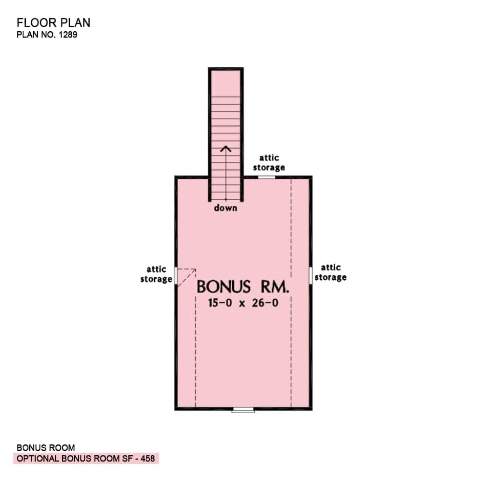 Explore the Versatile Bonus Room with Attic Storage Options