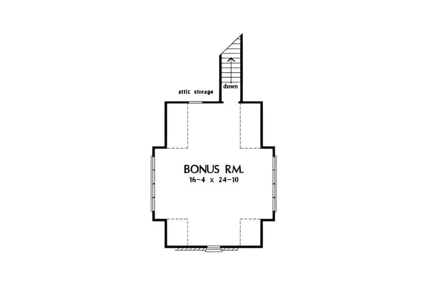 Explore the Versatile Bonus Room with Attic Storage Access