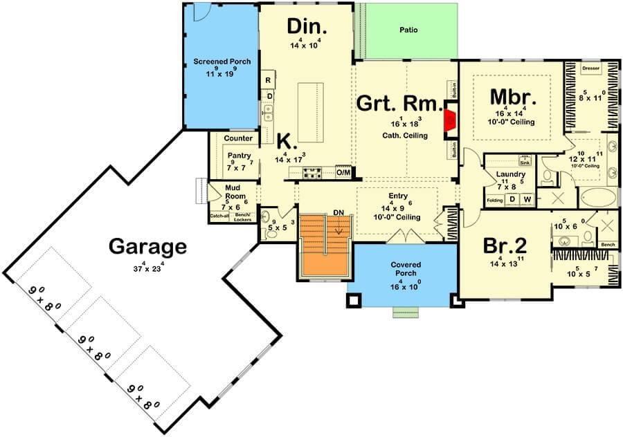 Explore This Thoughtfully Designed Floor Plan with a Spacious Great Room