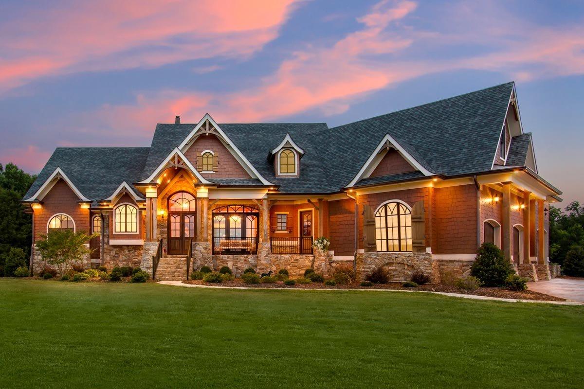 Gorgeous Craftsman Home with Stone Accents and Dormer Windows