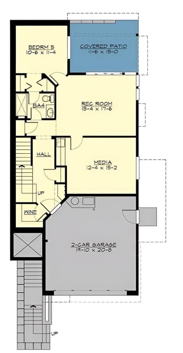 Explore the Versatile Lower Level with a Spacious Rec Room