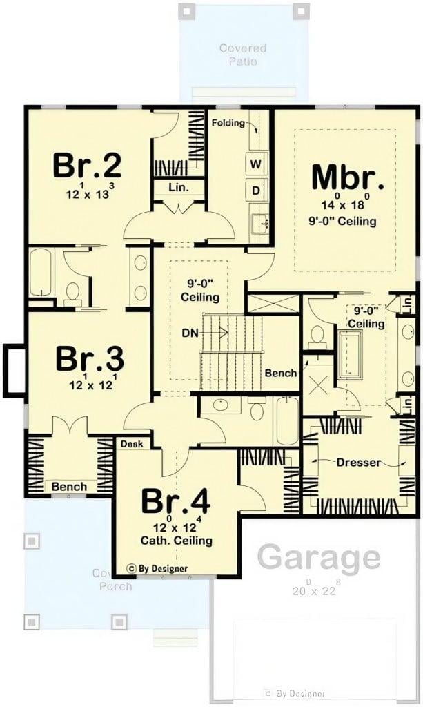 Explore This Thoughtfully Designed Four-Bedroom Floorplan