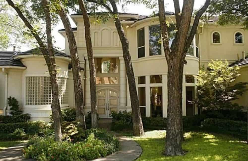 Distinctive Two-Story Home with Curved Glass Block Feature