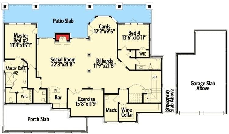 Spacious Entertainment Haven with Wine Cellar and Billiards Room