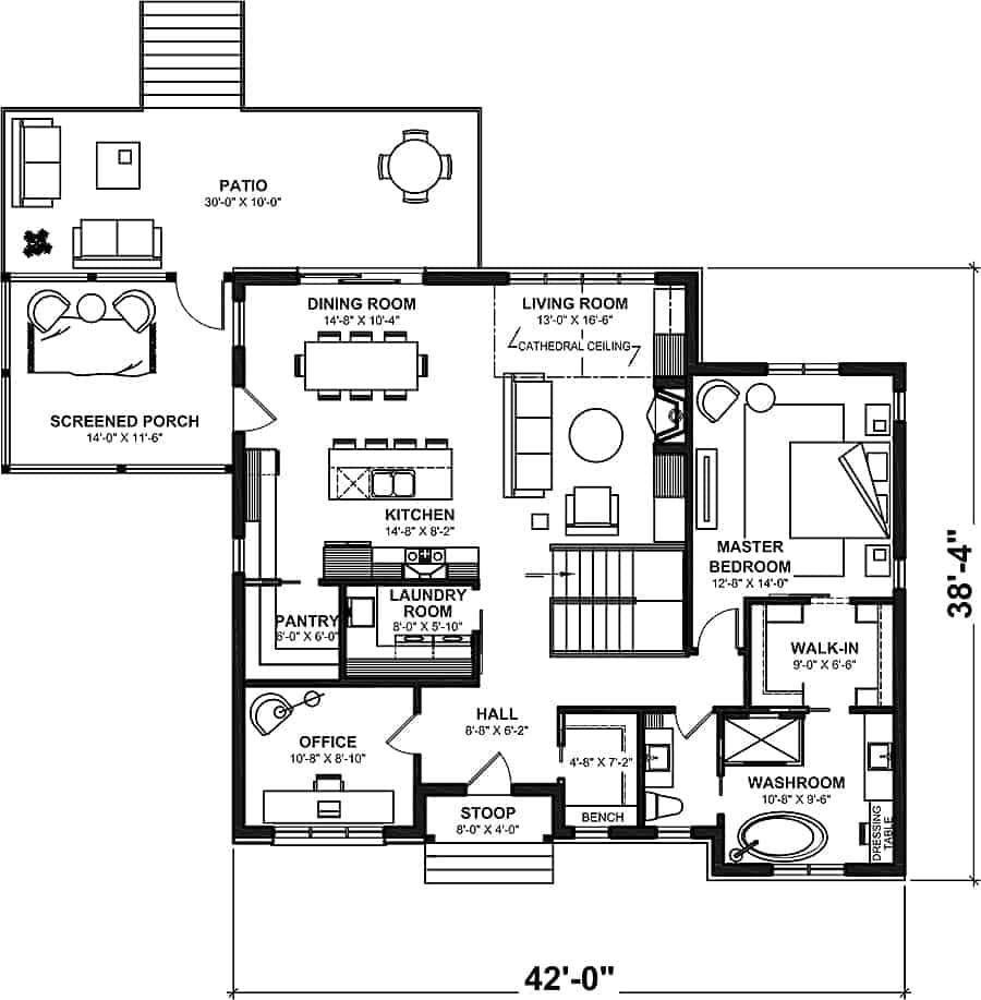 Explore This Spacious Floor Plan with a Seamless Indoor-Outdoor Flow