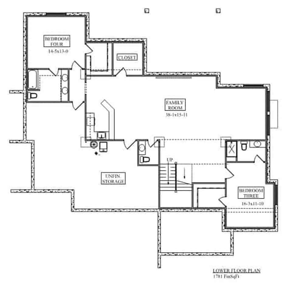 Explore the Versatile Layout of This Lower Floor Plan