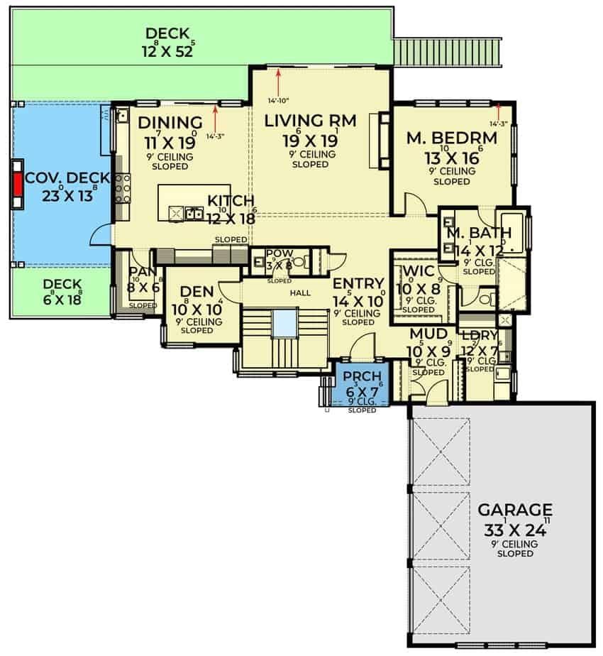 Spacious Floor Plan with Expansive Decks for Outdoor Enjoyment