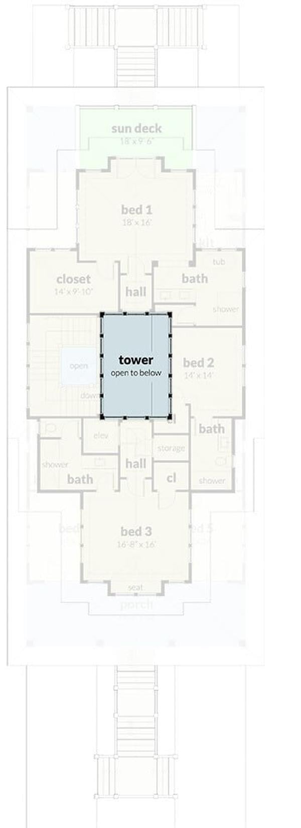 Explore the Unique Tower in This Spacious Floor Plan
