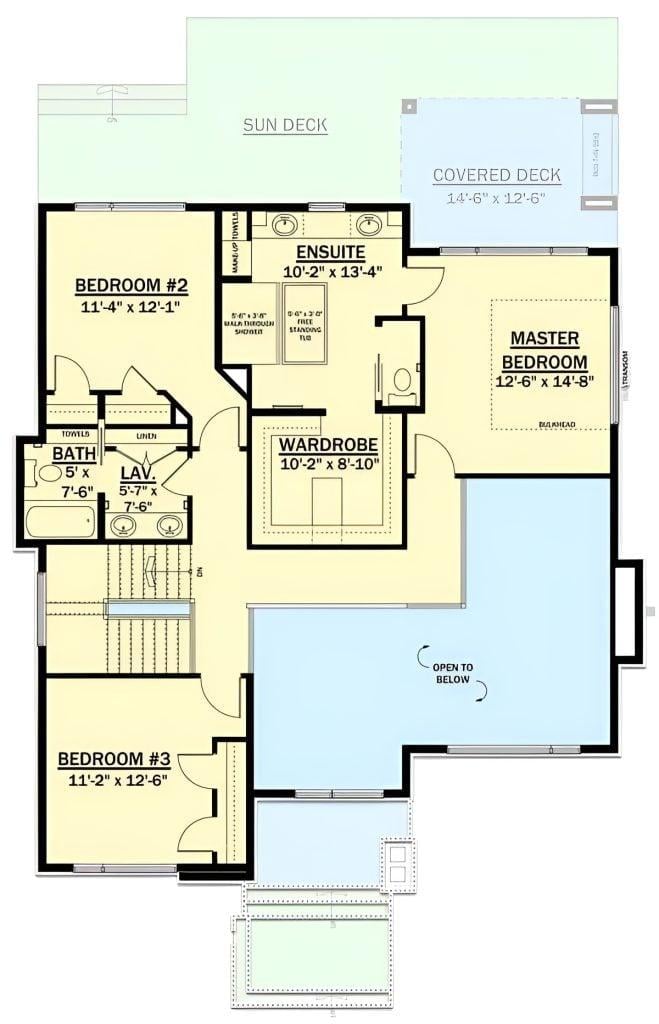 Explore This Upper Level with an Inviting Sun Deck and Ensuite Retreat