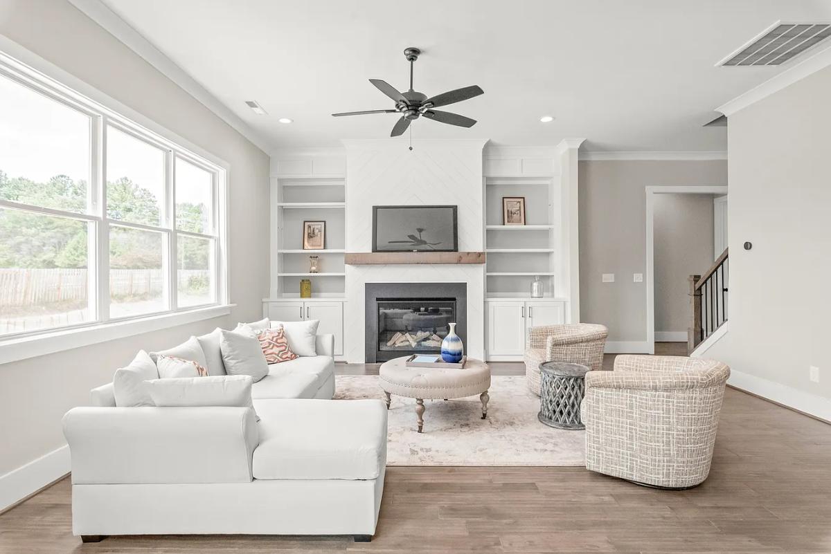 Traditional 3-Bedroom Home with Front Porch and 3-Car Garage (2,584 Sq. Ft. Floor Plan)
