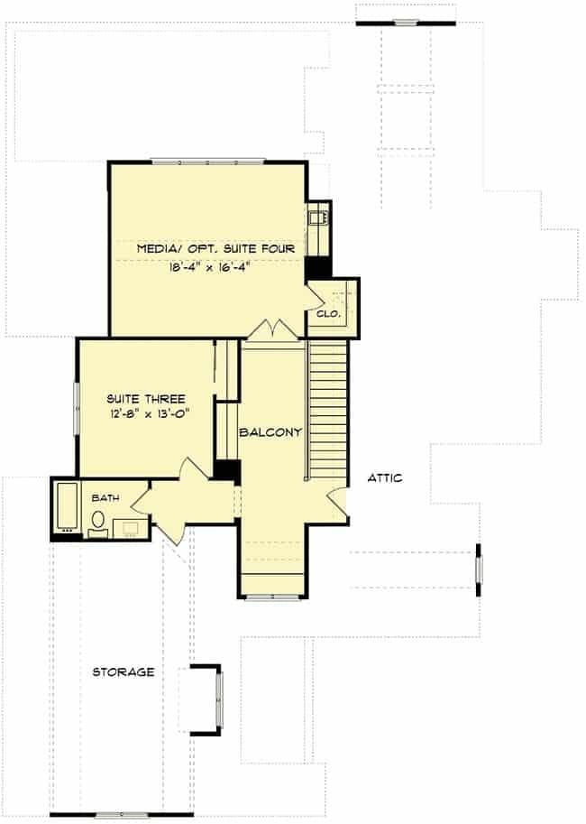 Explore the Versatile Media Room and Balcony Access