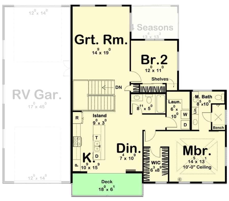 Check Out the RV Garage in This Thoughtful Floor Plan