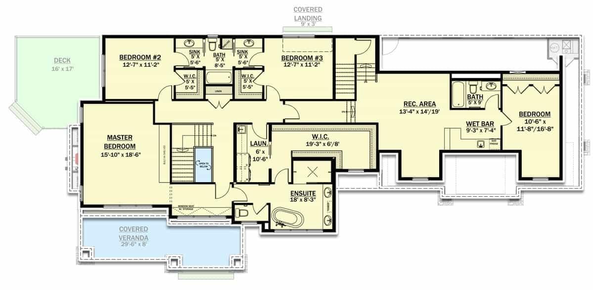 Explore This Spacious Floor Plan with a Rec Area and Wet Bar