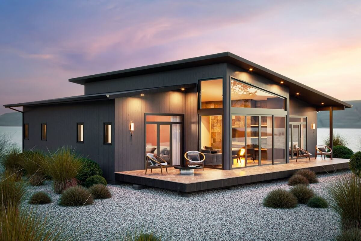 Contemporary-Style Home with 3 Bedrooms and Open-Concept Living (Floor Plan)
