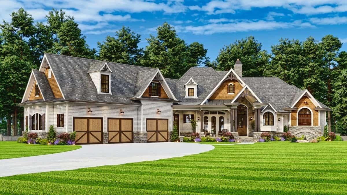 Charming Craftsman Home with Striking Gable Roofs