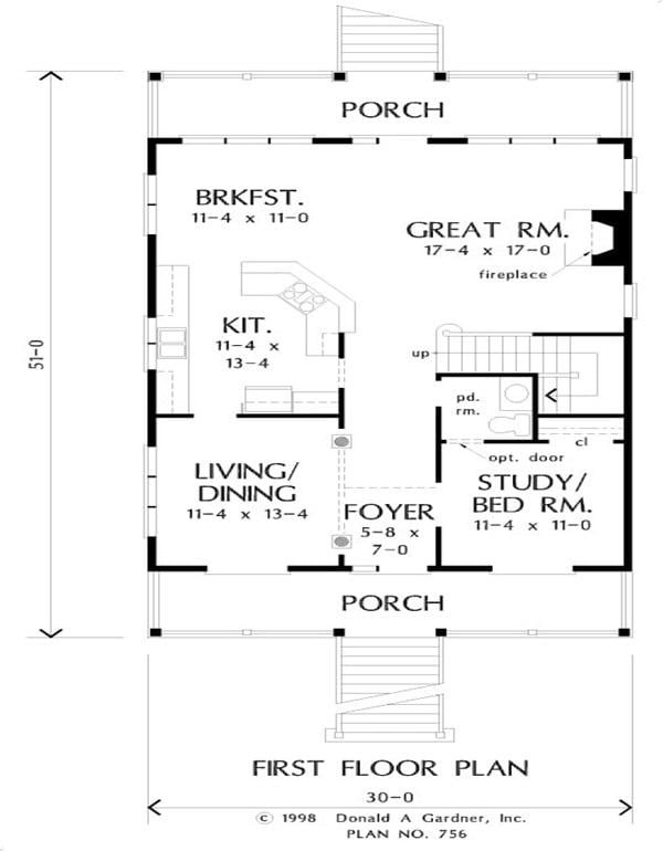 Explore the Open-Concept Flow of This First Floor Plan