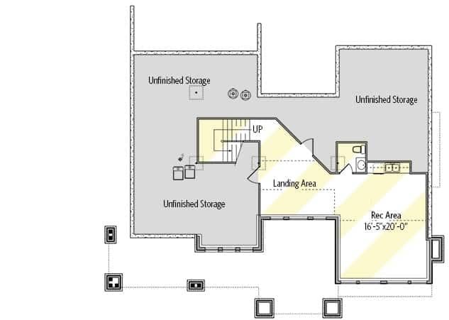 Explore the Versatile Basement Layout with Ample Storage