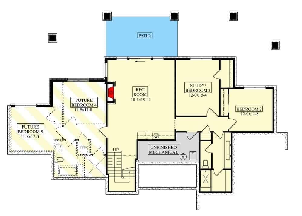 Explore the Versatile Lower Level with Future Expansion Potential