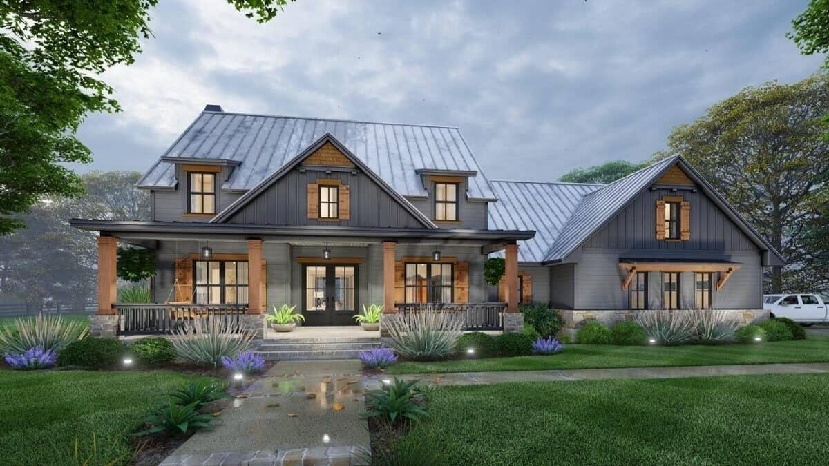 Classic Farmhouse with Inviting Wraparound Porch