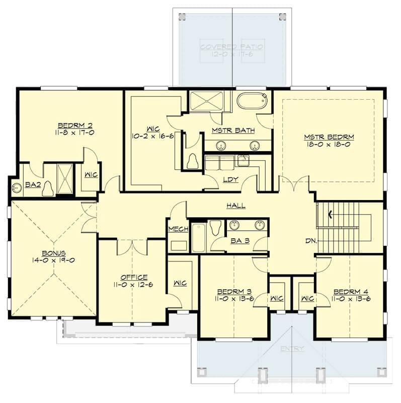 Explore the Versatile Layout with a Bonus Room and Office Space