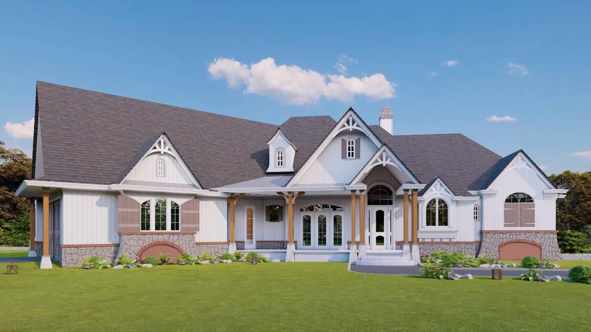 Check Out the Charming Gable Details on This Classic Home