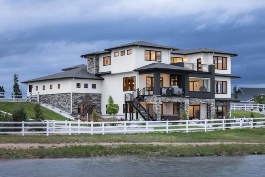 4-Bedroom Contemporary Mountain Home with Loft and Wet Bar (Floor Plan ...