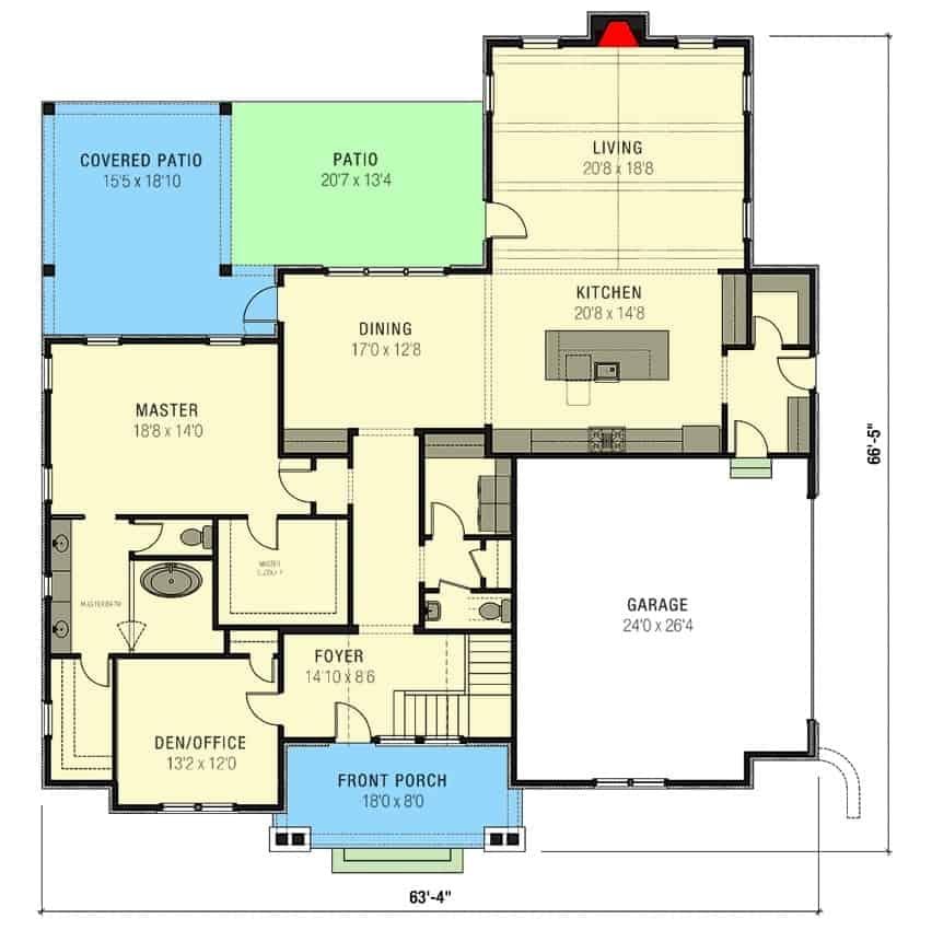 Explore This Thoughtfully Designed Floor Plan with a Spacious Patio and Garage