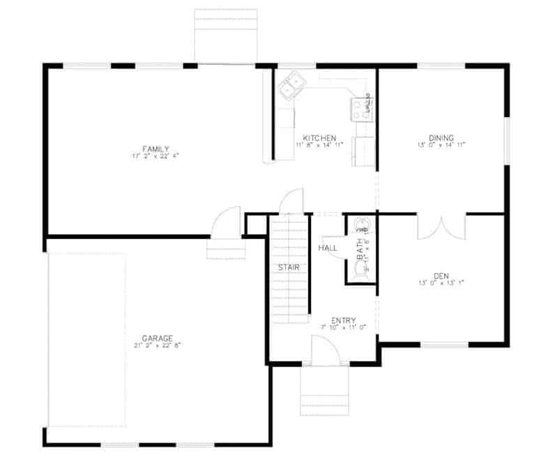 Exploring a Functional Ground Floor Layout with Open Family Space