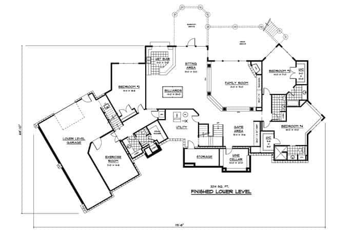Explore This Thoughtfully Designed Finished Lower Level