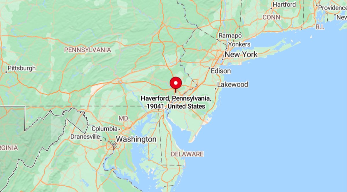 Haverford, PA 19041 spans part of Pennsylvaniaโs Main Line region and is known for its prestigious colleges and historic charm.