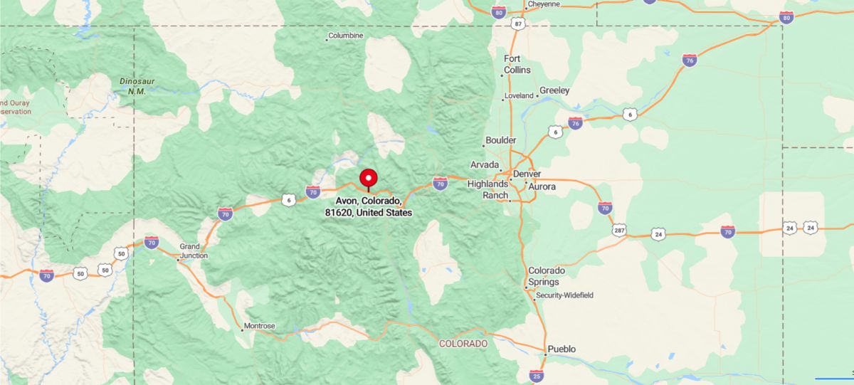 Avon, Colorado, is a small town located in the Rocky Mountains of central Colorado.