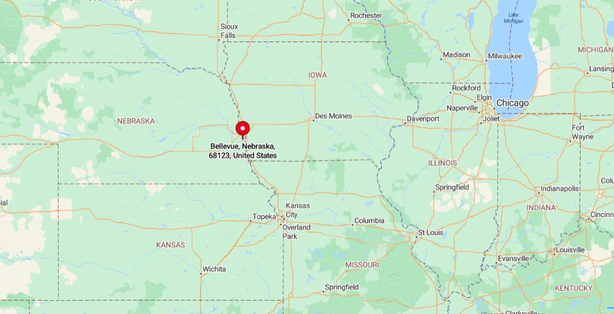 Bellevue, NE is a historic city located in Sarpy County, just south of Omaha, Nebraska.