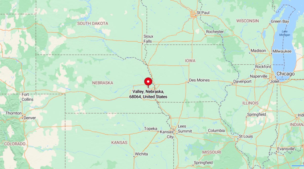 Valley, NE is a small city in Douglas County, located about 20 miles northwest of Omaha, Nebraska.