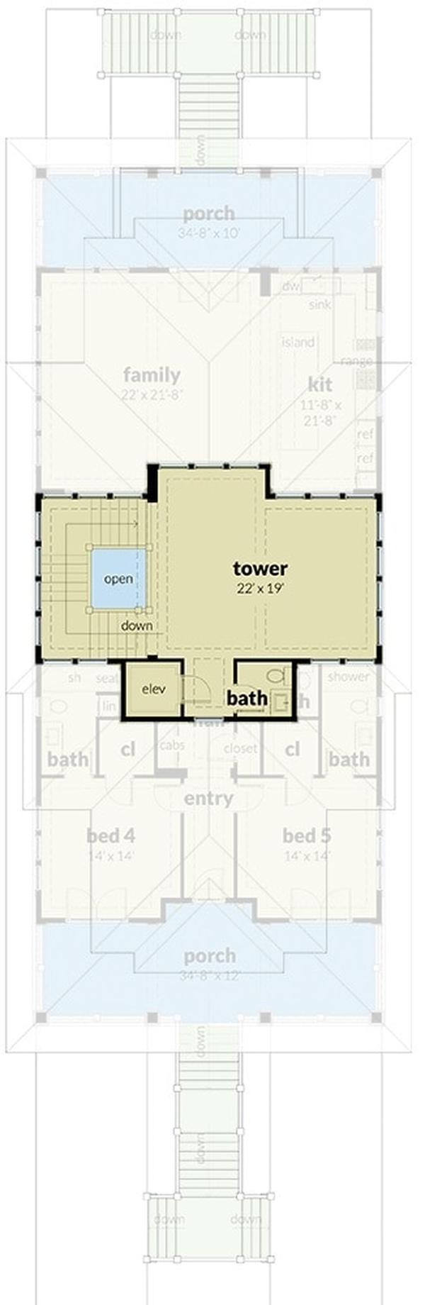 Explore the Unique Tower Room in This Floor Plan