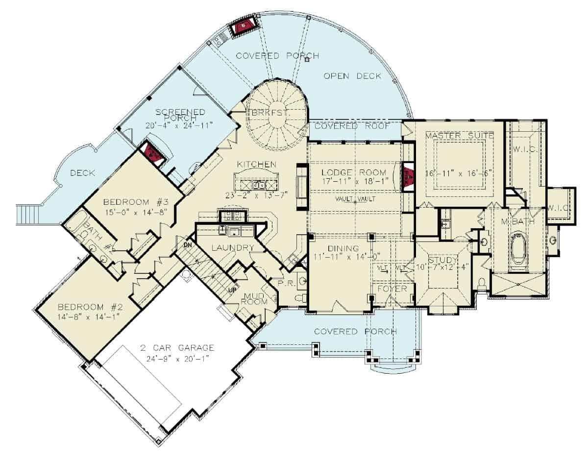 Explore This Inviting Floor Plan with a Spacious Lodge Room