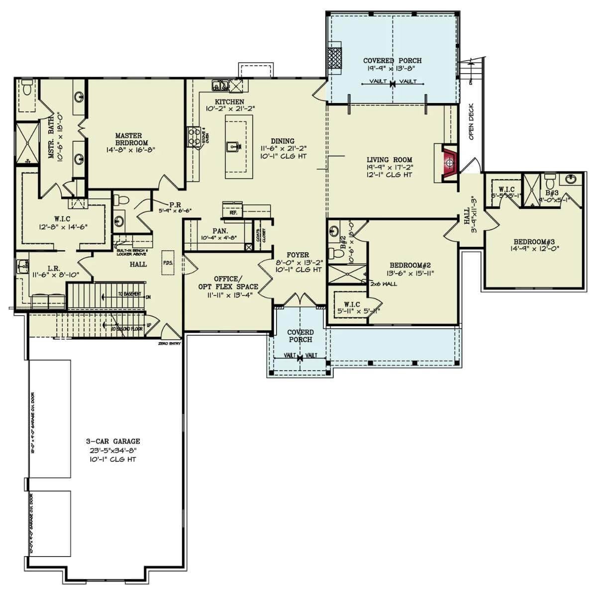 Explore This Thoughtfully Designed Floor Plan with a Spacious Garage