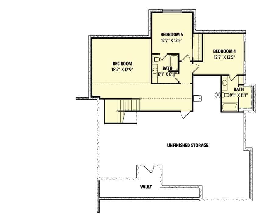 Explore the Versatile Lower Level with a Spacious Rec Room