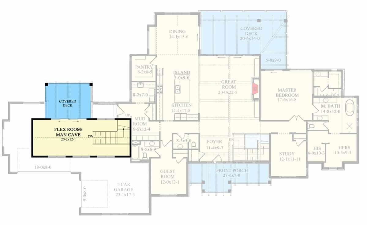 Explore the Versatile Flex Room in This Spacious Layout