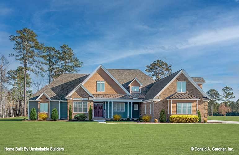 Striking Craftsman Home with Distinctive Rooflines
