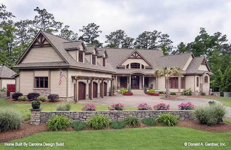 Explore the Distinctive Gabled Rooflines of This Traditional Home