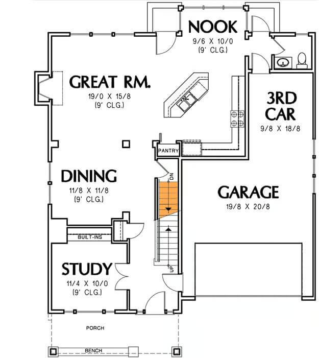 Basement Stairs Location